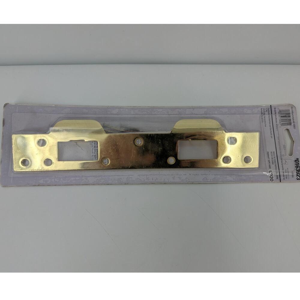 NEW Gatehouse Security Latch Strike Door Polished Brass #0163923 Model U9480-L